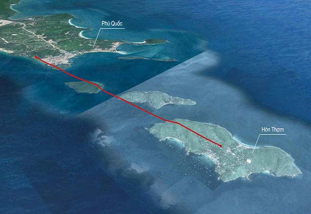 Канатная дорога на Фукуоке (Вьетнам)